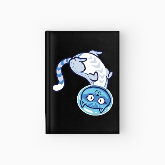 Space cat Hardcover Journal