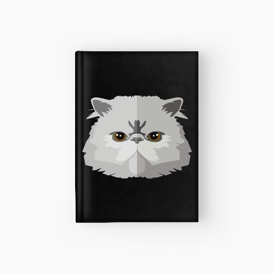 Cat face Hardcover Journal