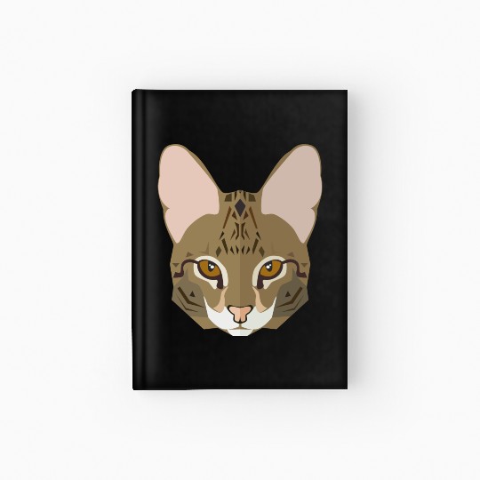 Cat face Hardcover Journal