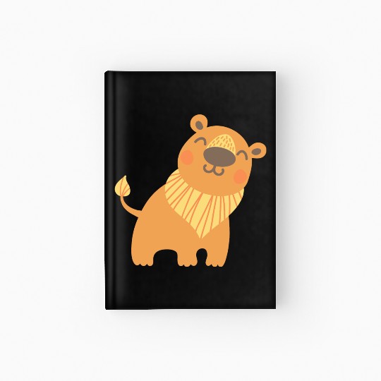 Baby lion Hardcover Journal
