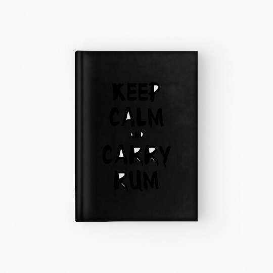 keep calm pirate Hardcover Journal