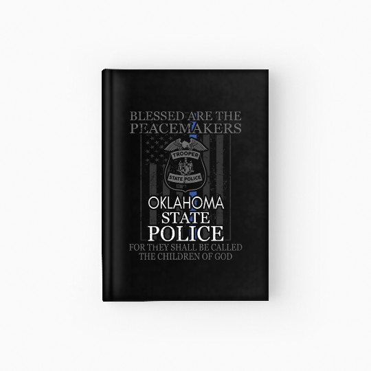 Oklahoma Highway Patrol Saint Michael Police Prayer Hardcover Journal