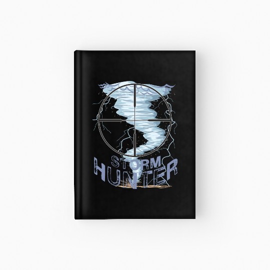Weather Tornado whirlwind Storm Hunter cool design Hardcover Journal