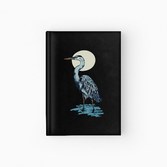Heron Moon Hardcover Journal