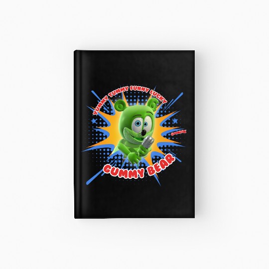 Funny Lucky Gummy Bear Hardcover Journal