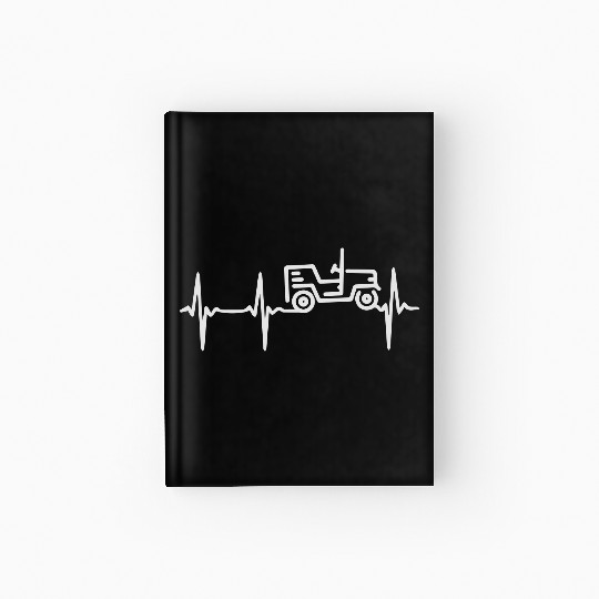 Heart Beat Jeep Hardcover Journal