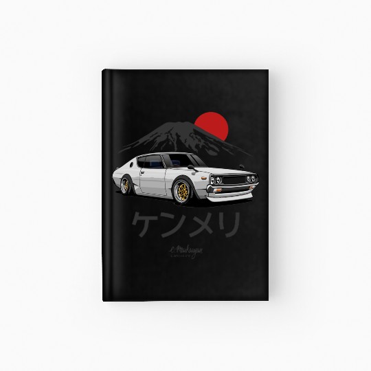 JDM Car Hardcover Journal