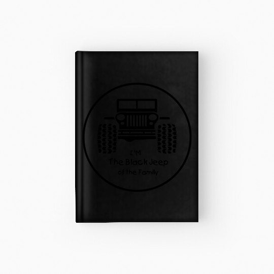 Im the black jeep of the family Hardcover Journal