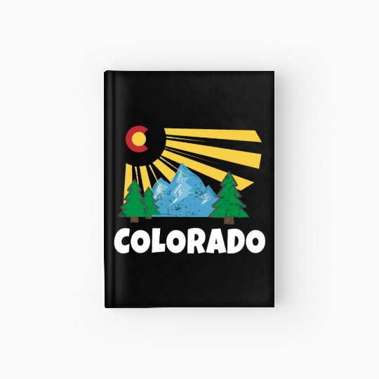 Native Colorado Gifts CO State Flag Sunrise Hardcover Journal