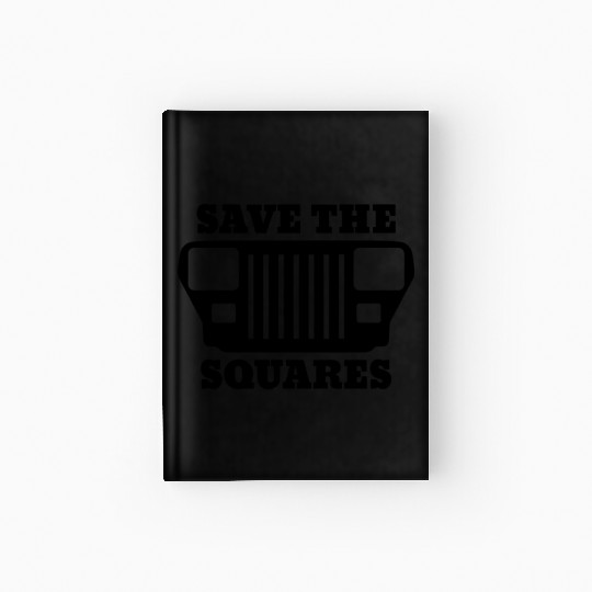 Save the Squares Jeep Hardcover Journal