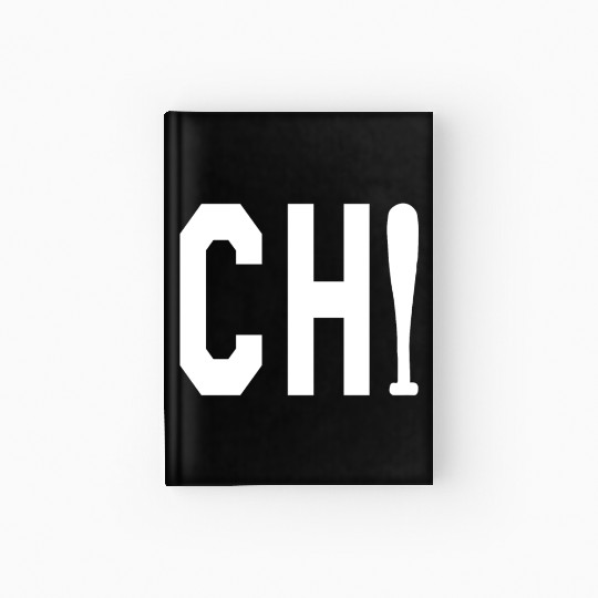 Chicago Cubs CHI baseball Bat Vintage Chicago Tri Hardcover Journal