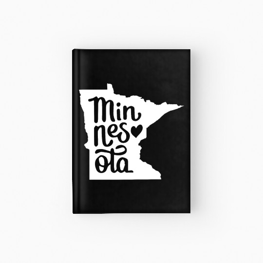 Minnesota Home State Minnesota music Hardcover Journal