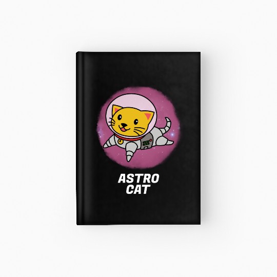 Astro Cat Hardcover Journal
