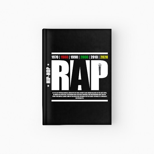 Hip-Hop Collection "Rap" Hardcover Journal