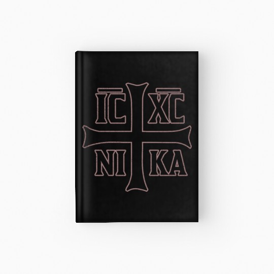 Orthodox Christogram IC XC NIKA Gift Hardcover Journal