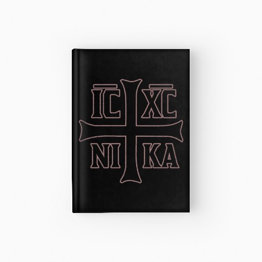 Orthodox Christogram IC XC NIKA Gift Hardcover Journal