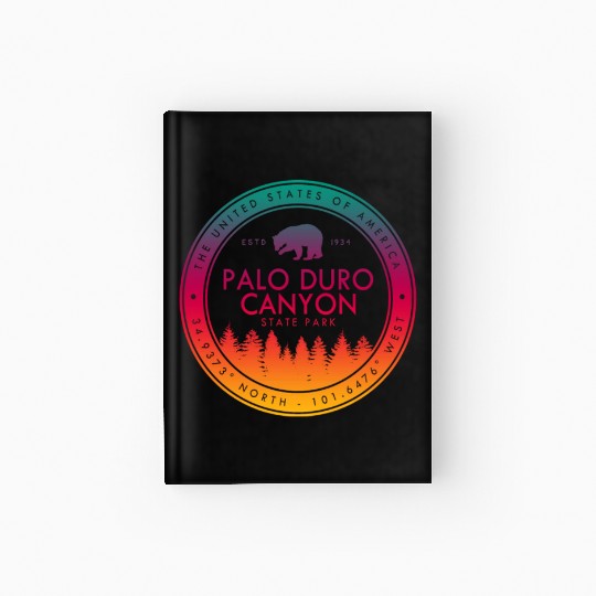 Palo Duro Canyon State Park Texas TX Hardcover Journal