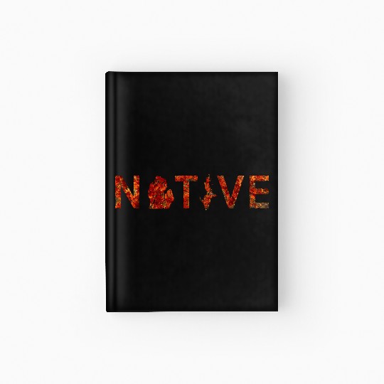 Native Michigan Red Autumn Foliage Hardcover Journal