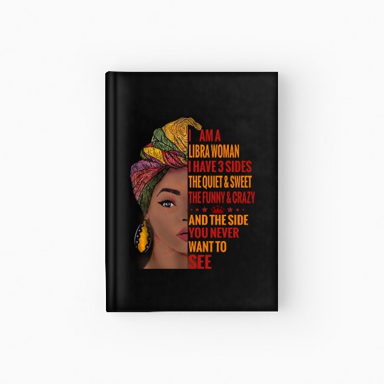Libra woman Hardcover Journal