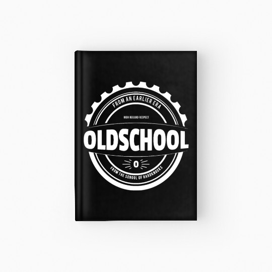 Old School Hardcover Journal