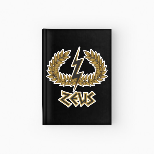 Zeus Hardcover Journal Greek Mythology Hardcover Journal Gift Hardcover Journal