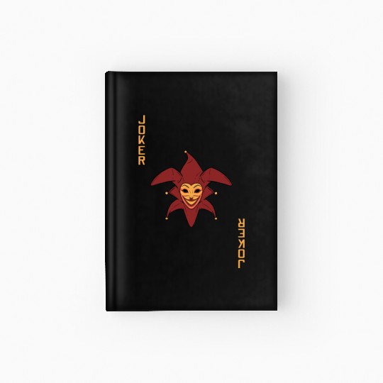 Joker Playing Card Hardcover Journal