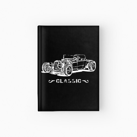 Classic Hot Rod Hardcover Journal