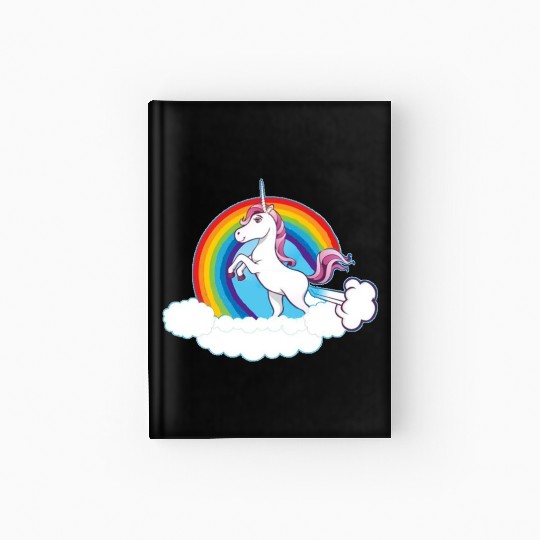 Rainbow Unicorn Love Hardcover Journal