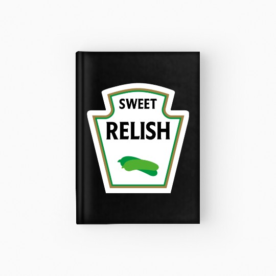 Sweet Relish Hardcover Journal Halloween Costume Funny Holiday