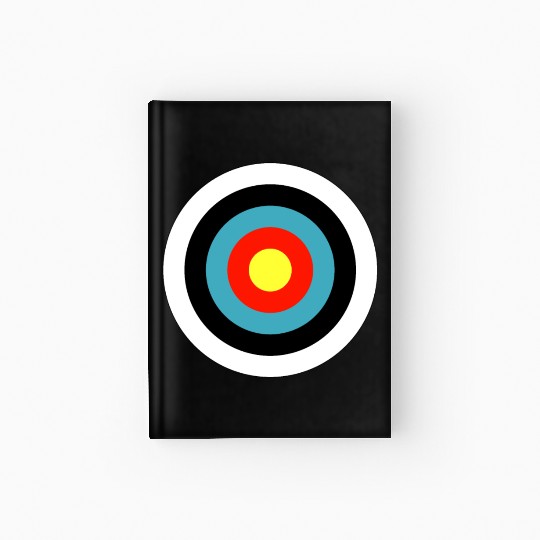 Bullseye Archery Target Shooter Rings Hardcover Journal