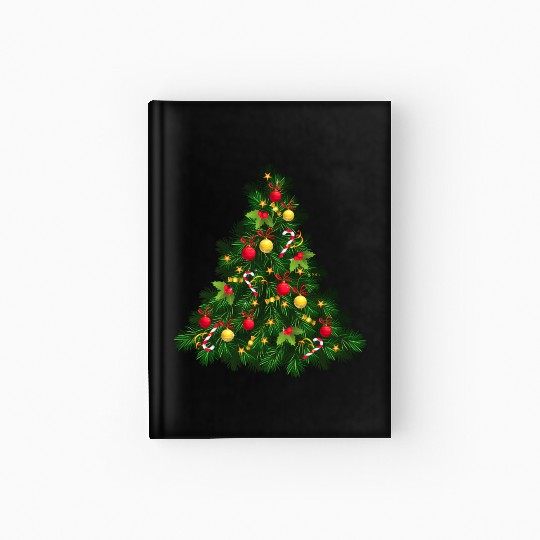 Image: Christmas tree Hardcover Journal