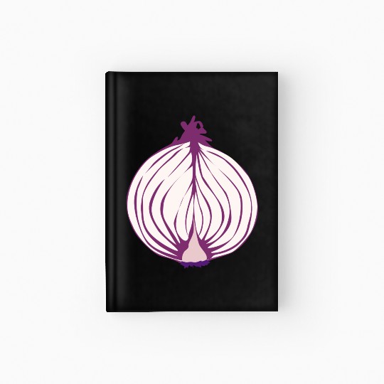 Red Onion Hardcover Journal