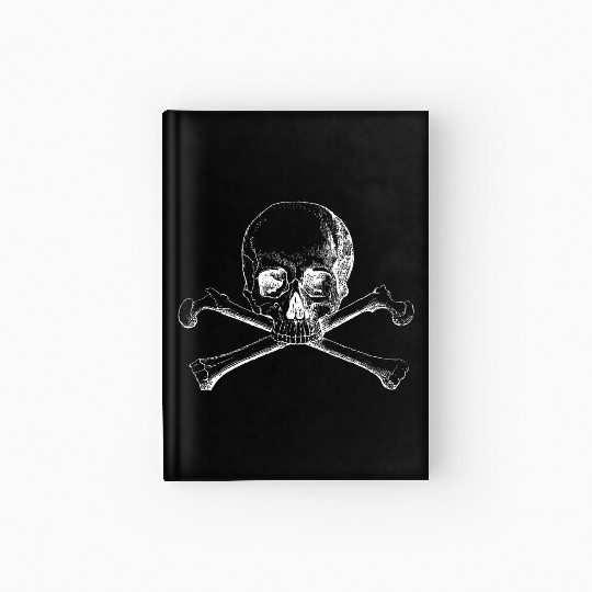Skull and Crossbones Hardcover Journal