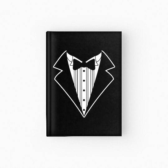 Tuxedo Hardcover Journal-Tux Hardcover Journal-Groomsmen Gifts, Groomsmen