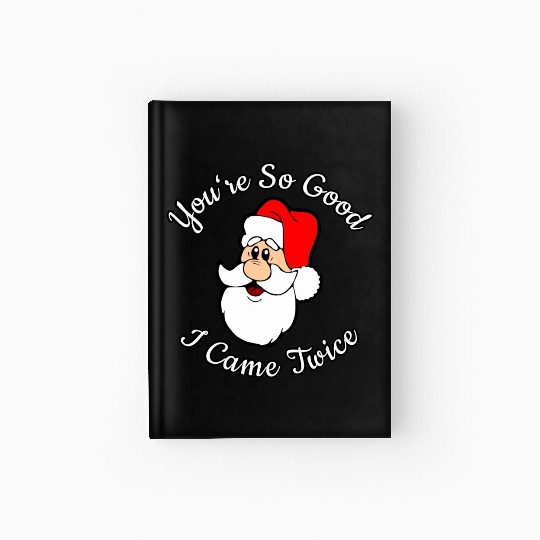 Adult Humor Naughty Dirty Santa Christmas Gift Hardcover Journal