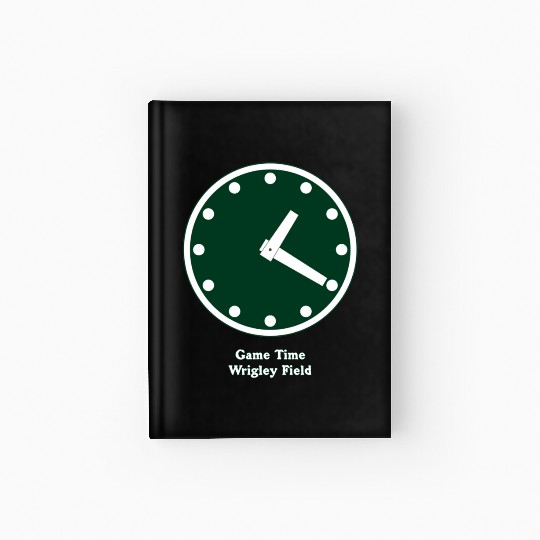 WRIGLEY FIELD SCOREBARD CLOCK IS CHICAGO CUBS GAME Hardcover Journal
