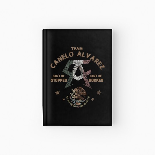 Canelo TEAM Alvarez Golden Boy T-SHIT for men Hardcover Journal