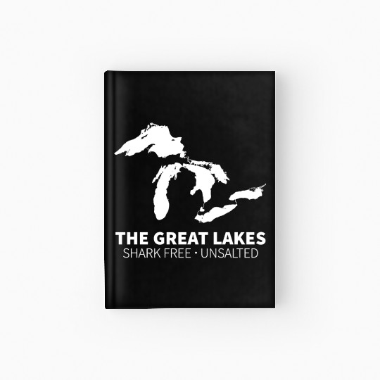 Great Lakes Shark Free Unsalted Hardcover Journal