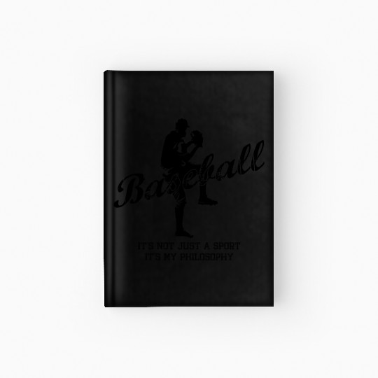 Baseball Pitcher Sayings Hardcover Journal