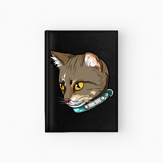 Brazilian Shorthair Cat Face Love Sweet cool funny Hardcover Journal