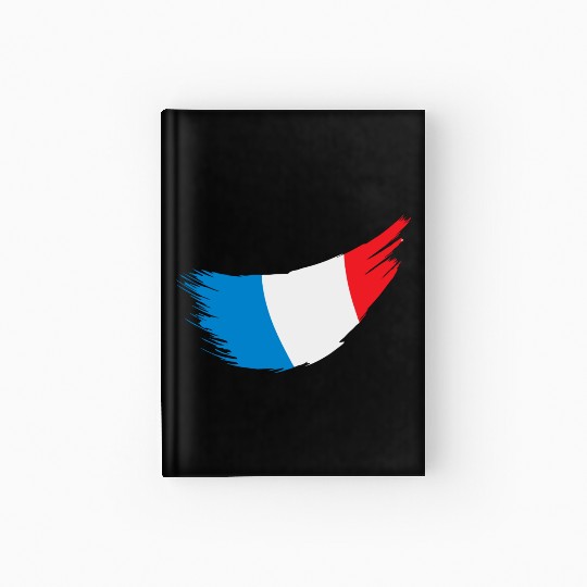 France Flag Hardcover Journal