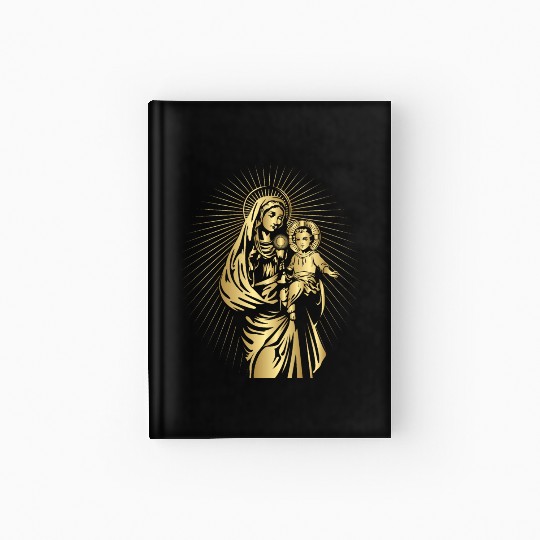 BLESSED VIRGIN MARY AND BABY JESUS Hardcover Journal