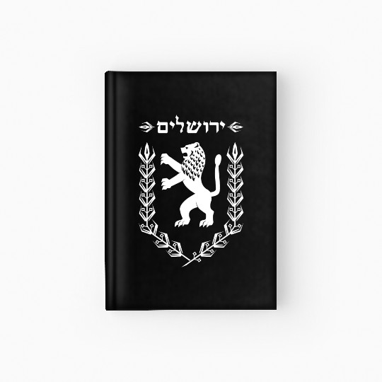 Lion Of Judah Jewish Pride Israel Flag Jerusalem Hardcover Journal