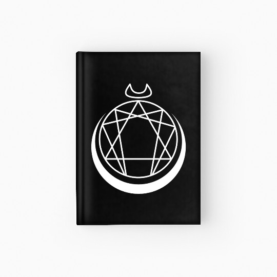 Half Moon T Tattoo Dreamcatcher Hardcover Journal Gift