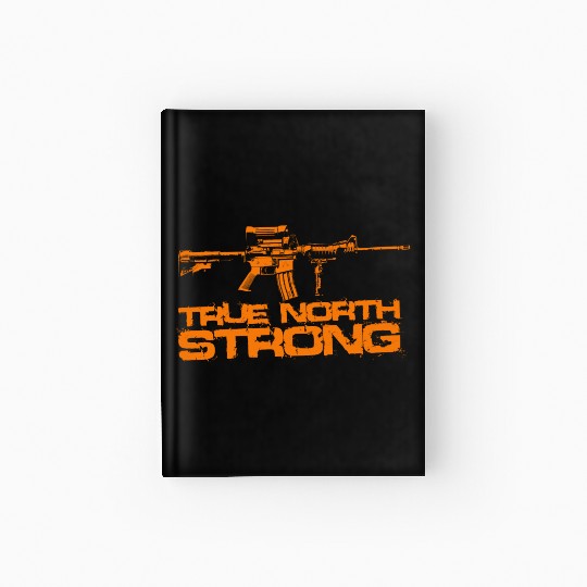 True North Strong Canadian Military Hardcover Journal