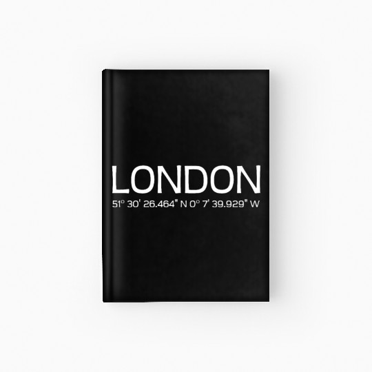 London England Hardcover Journal