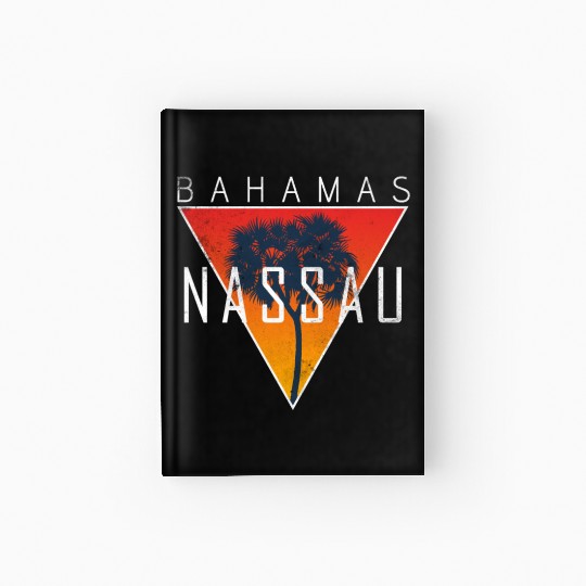 Bahamas Nassau Palms Holiday Hardcover Journal