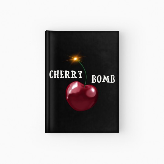 Cherry bomb big Hardcover Journal