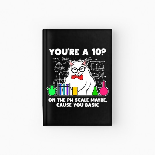 Chemistry Nerd Ph Hardcover Journal