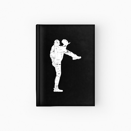 Baseball Pitcher Hardcover Journal